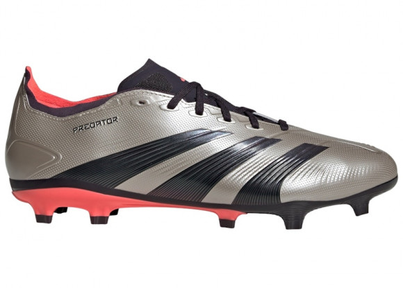 adidas Predator League FG Platinum Metallic Aurora Black Turbo - IF6349