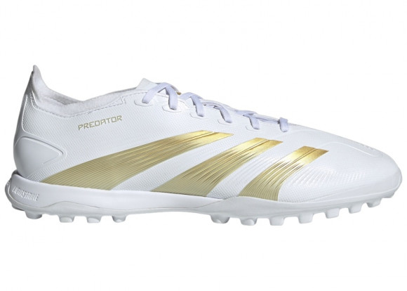 adidas Predator League Turf Cloud White Gold Metallic Sandy Beige Met - IF6378