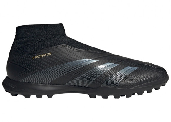 adidas Predator League Laceless Turf Core Black Carbon Gold Metallic - IF6386