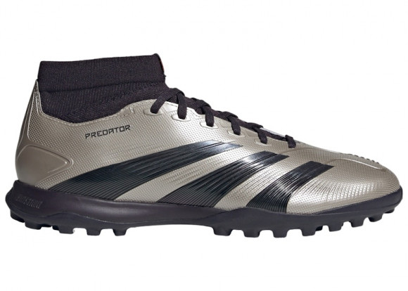 adidas Predator League Mid Turf Platinum Metallic Aurora Black Turbo - IF6388