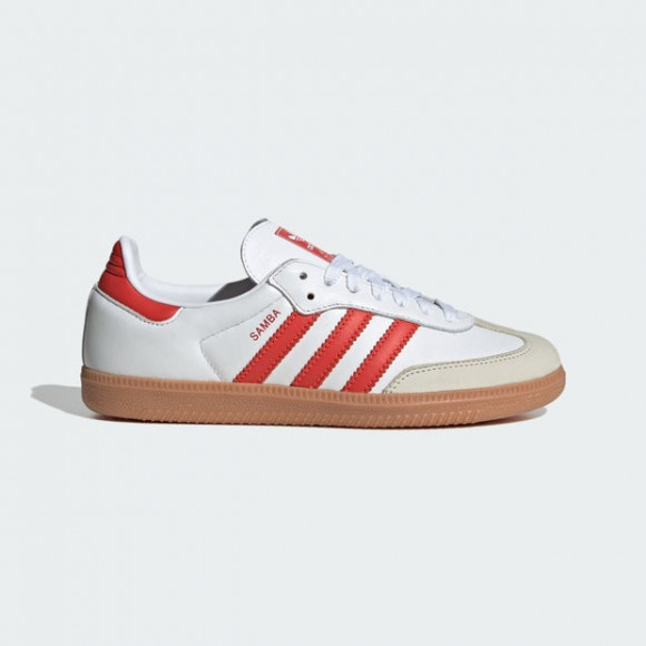 adidas Originals Samba Og W, Trendy Sneakers, Dames, ftwr white/solar red/off white, maat: 36 2/3, beschikbare maaten:36 2/3,37 1/3,38,38 2/3,39 1/3, - IF6513