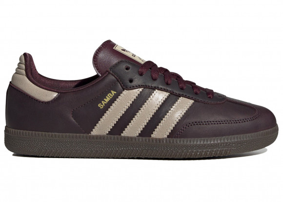 adidas Samba OG Maroon Crystal Sand (Women's) - IF7004