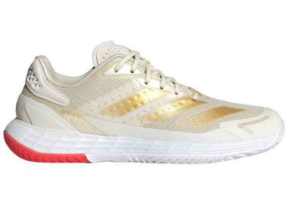 adidas Defiant Speed 2 Off White Gold Metallic Bright Red (Women's) - IF9109