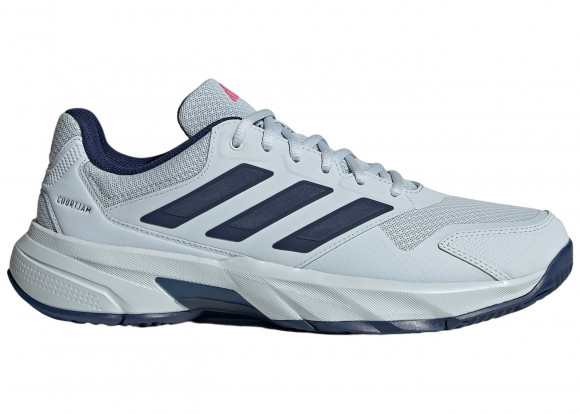 adidas Courtjam Control 3 Halo Blue Dark Blue Team Shock Pink - IF9135