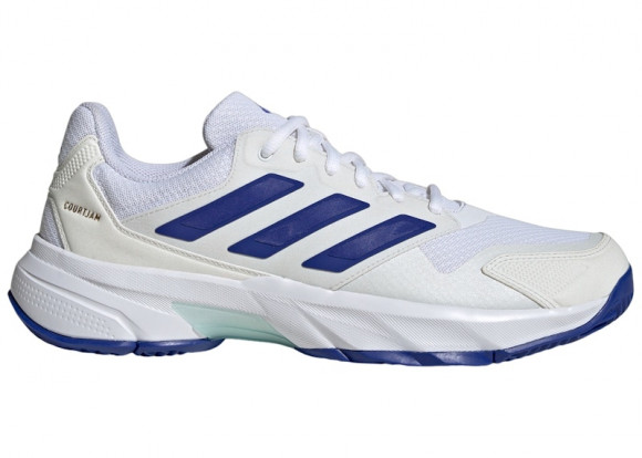 adidas Courtjam Control 3 Cloud White Lucid Blue Semi Flash Aqua - IF9136