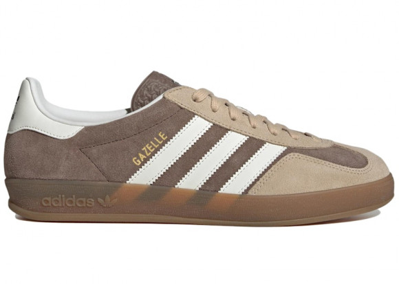 Adidas Gazelle Indoor, Brown/weiß/beige - IF9646