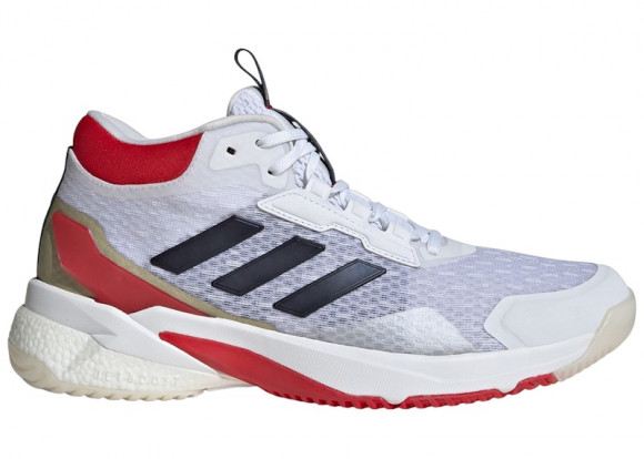 adidas Crazyflight 5 Indoor Cloud White Team Navy Blue Better Scarlet (Women's) - IG1611