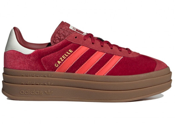 adidas Gazelle Bold Bright Red Velvet (Women's) - IG4388