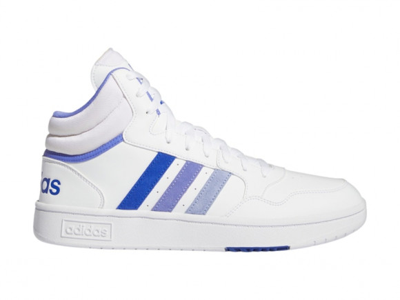 adidas Hoops 3.0 Classic Vintage Cloud White Blue Spark Semi Cobalt Blue - IH0161