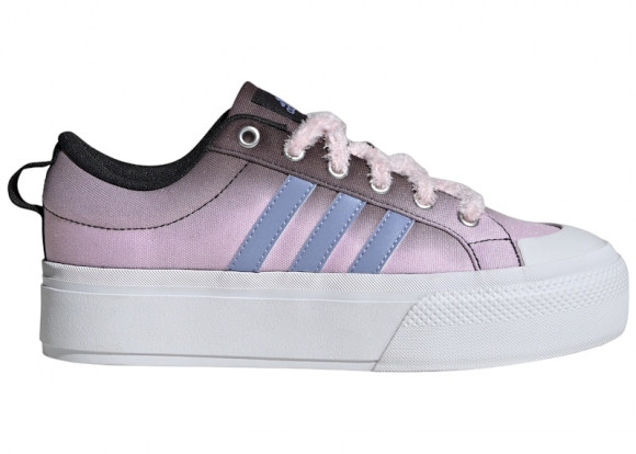 adidas Bravada 2.0 Platform Core Black Blue Spark Met. Clear Pink - IH0750