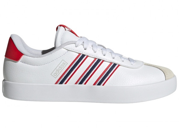 adidas Vl Court 3.0 Cloud White Team Navy Blue Better Scarlet Women s