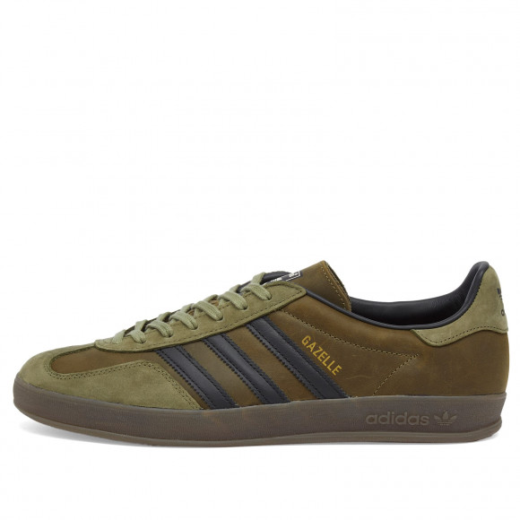 Adidas Men's Gazelle Indoor in Focus Olive/Core Black/Gum5 - IH4772