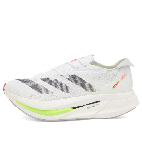 Adidas Adizero Prime X 2 Strung Sneaker in Ftwr White/Core Black/Lucid Red - IH5685