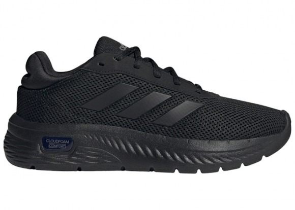 adidas Cloudfoam Comfy Core Black Iron Metallic Women s