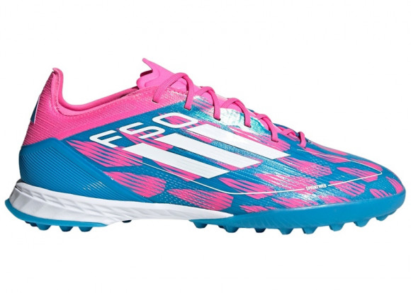 adidas F50 Pro Turf Solar Blue Cloud White Solar Pink - IH8049