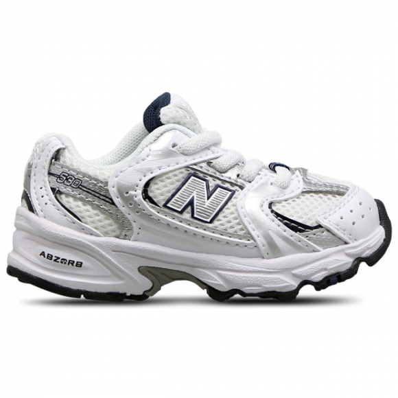 New Balance Infants' 530 Bungee in White/Blue/Grey Synthetic - IZ530SB1