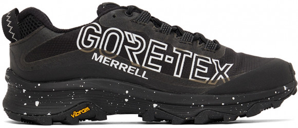 Merrell 1TRL Men's MOAB Speed GTX Sneakers in Triple Black - J036389