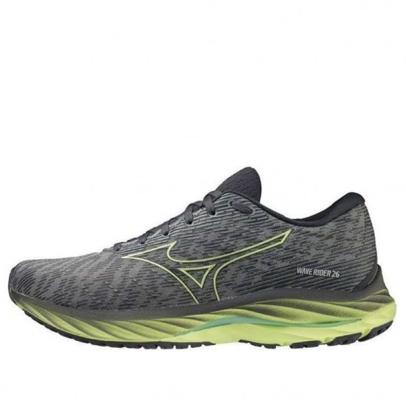 Mizuno Wave Rider 26 'Grey Volt Green' - J1GC220310