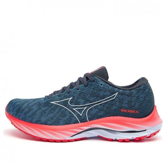 Mizuno Wave Rider 26 'Navy Teal Bright Orange' - J1GC220351