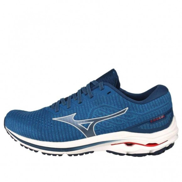 Mizuno Wave Inspire 18 Waveknit 'Blue White Red' - J1GC222214