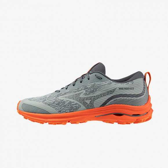 Mizuno Wave Rider Gtx Abyss/ Ebony/ Tangerine Tango - J1GC227952