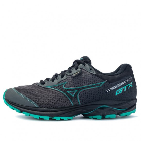 (WMNS) Mizuno Rider GTX Black/Green - J1GD187905