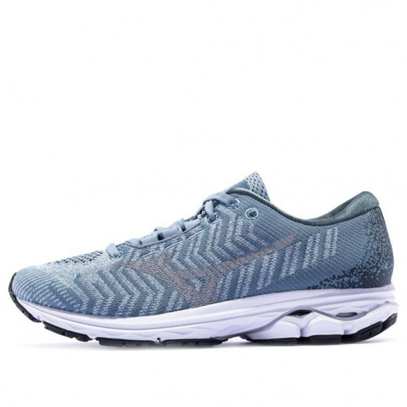 (WMNS) Mizuno Wave Rider Waveknit 3 'Grey Blue' - J1GD192939