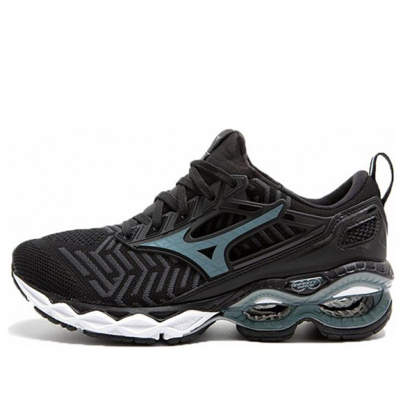 (WMNS) Mizuno Creation Waveknit 'Black Grey' - J1GD193351