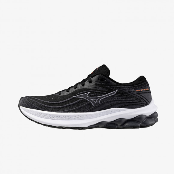 Mizuno Wave Skyrise 5 Black/ White/ Nasturtium - J1GD240924