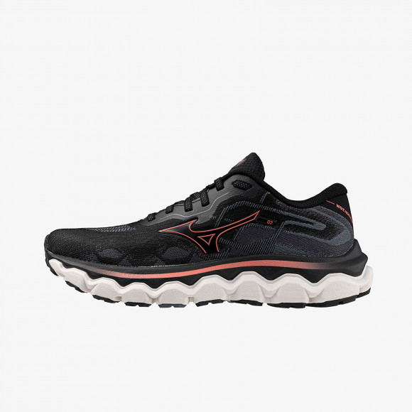 Mizuno Wave Horizon 7 Black/ Dubarry/ Nimbus Cloud - J1GD242624