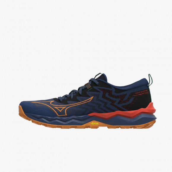 model Mizuno Wave Daichi 8 Estate Blue/ Apricot/ Spicy Oran - J1GJ247151