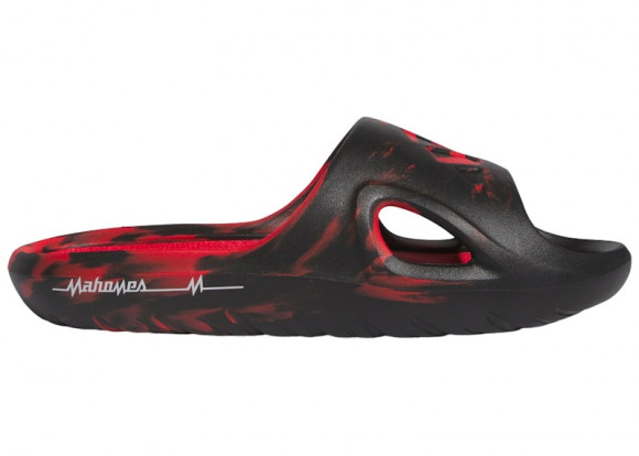 adidas Adicane Slides Core Black Team Collegiate Red Bright Red - JH6548