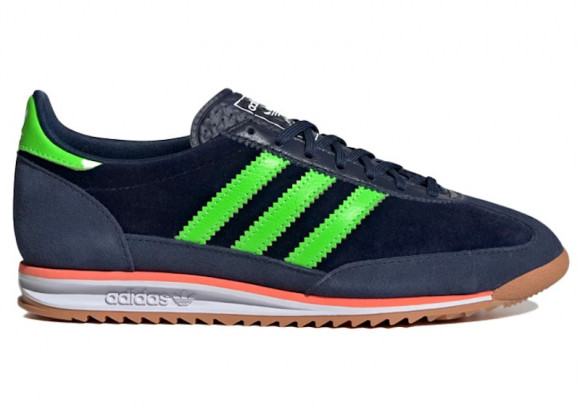 Adidas Women's SL 72 OG W Sneaker in Night Indigo/Solar Green - JI0193