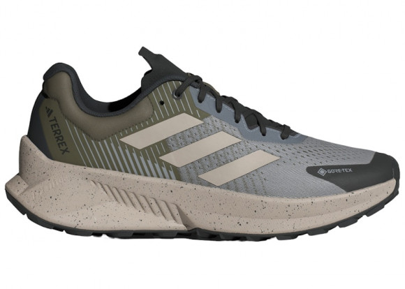 adidas Terrex Soulstride Flow Gore-Tex Charcoal Solid Grey Wonder Beige Olive Strata - JI1688