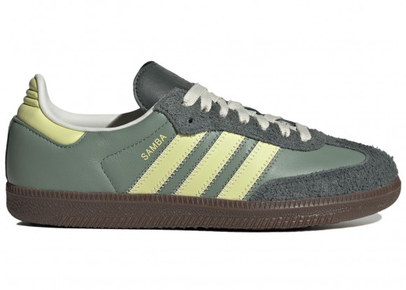 adidas Samba OG Silver Green Legend Ivy (Women's) - JI1863