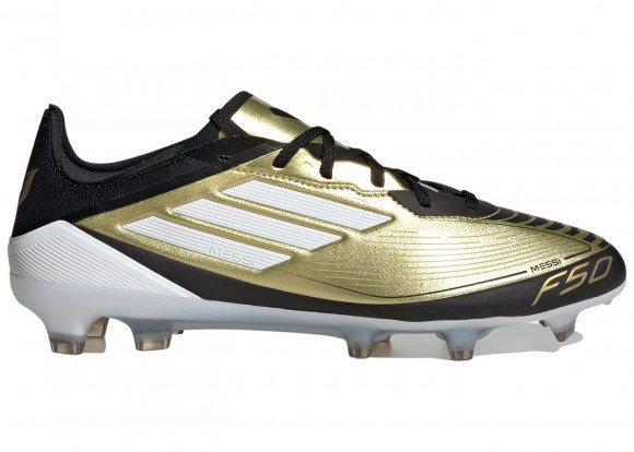 adidas F50 Pro FG Messi Gold Metallic Cloud White Core Black - JI2502