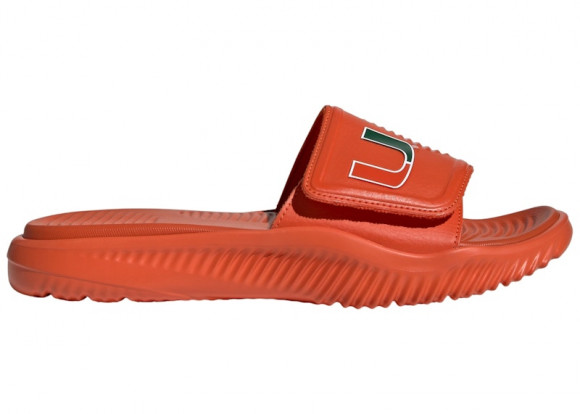 adidas Alphabounce Slide 2.0 Miami Collegiate Orange Dark Green Cloud White - JI2516