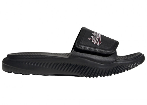 adidas Alphabounce Slide 2.0 Mississippi State Core Black Team Maroon Cloud White - JI2523