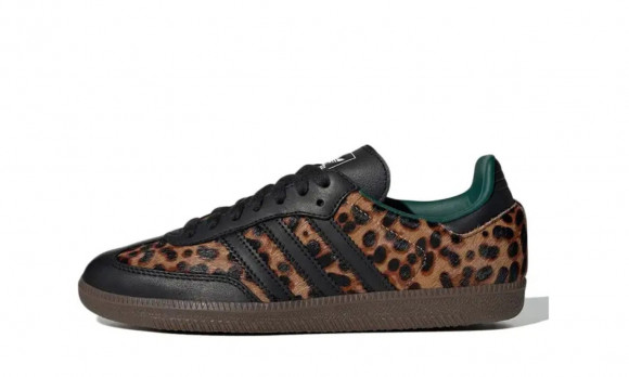 adidas Samba Leopard Print (W) Black Green - JI2735