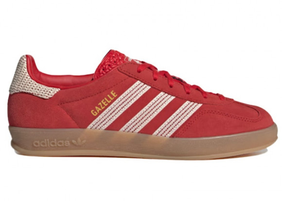 adidas Gazelle Indoor Better Scarlet Wonder White Gum (Women's) - JI2756