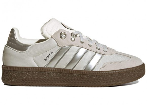 adidas Samba XLG Off White Silver Metallic Women s