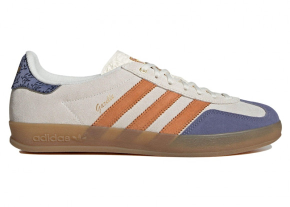 adidas Gazelle Indoor Cream White Blue Orange (Women's) - JQ0956