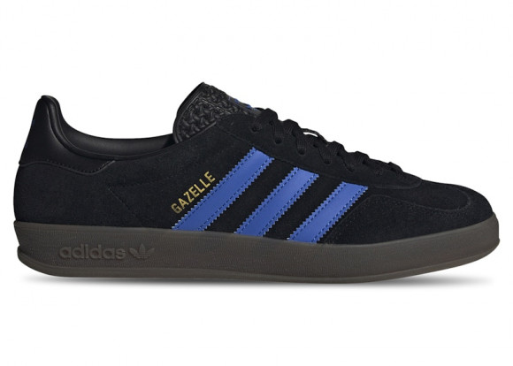 Adidas Gazelle Indoor Sneaker Core Black/Blue - JQ2692