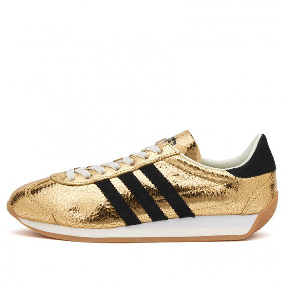 Adidas Women s Country Og W Sneaker in Gold Black Off White