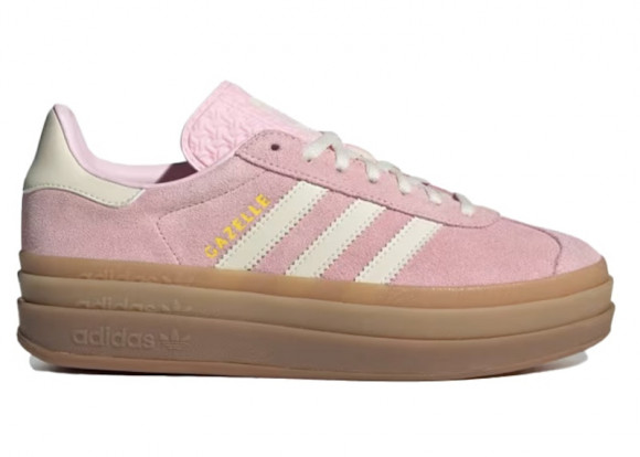 adidas football Gazelle Bold Clear Pink Cream White (Women's) - JQ7777