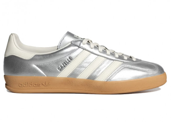 adidas Gazelle Indoor Silver Metallic Core White - JR1206