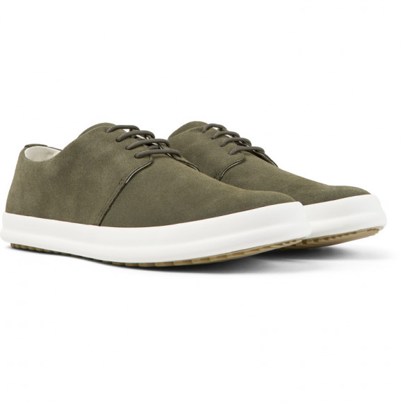 Camper Chasis - Casual For Men - Green, Suede - K100836