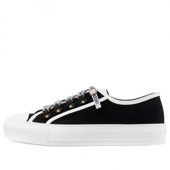 (WMNS) Dior Walk'N'Dior Low Top 'Black Canvas' - KCK177CVA_S12X