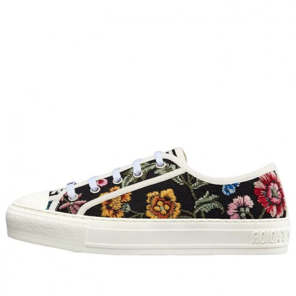 (WMNS) DIOR Walk'n'DIOR Sneaker Black Multicolor Cotton - KCK211FWY_S900