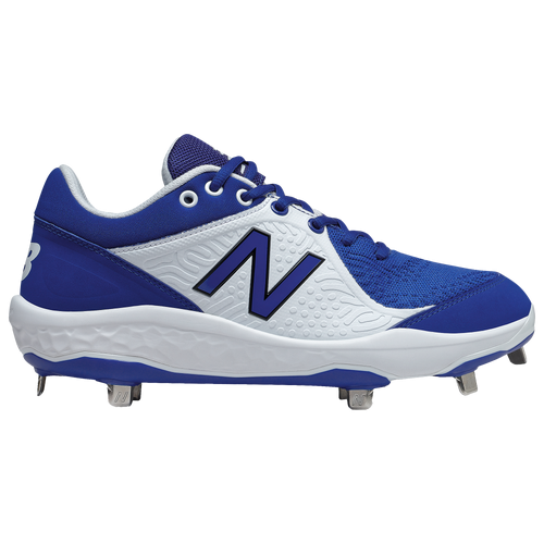 new balance blue and white cleats